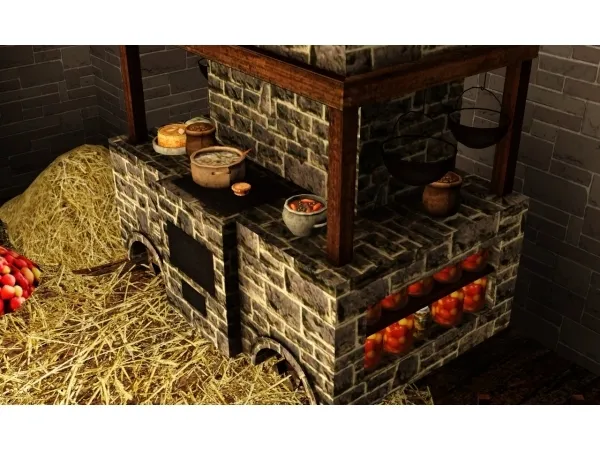 simaddix Medieval Bakery Set - The Sims 3 Custom Content