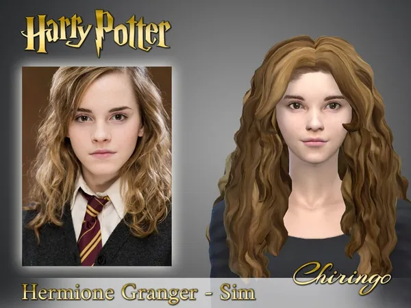 Maxis Match Hermione Granger from Harry Potter - The Sims 4 Custom Content