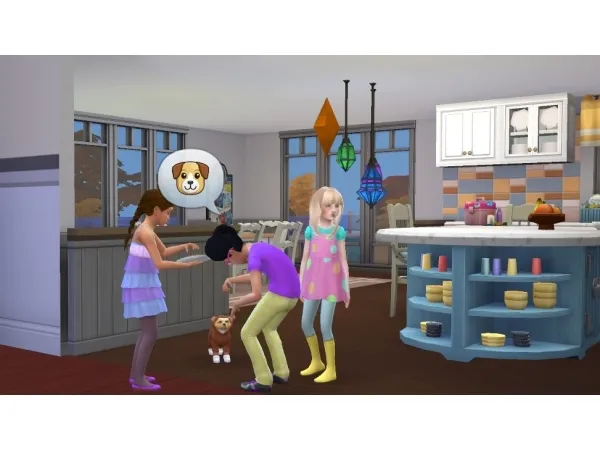 Alpha Kids can Imitate Pets by Sofmc9 - The Sims 4 Custom Content