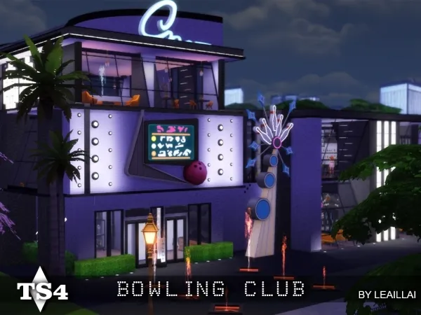 Alpha Bowling Club - The Sims 4 Custom Content