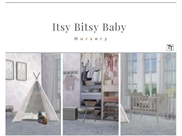 Alpha Itsy Bitsy Baby Nursery - The Sims 4 Custom Content