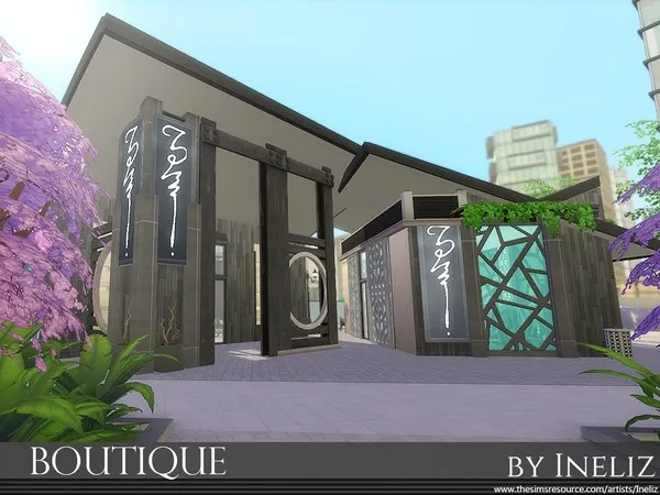 Alpha Boutique by Ineliz - The Sims 4 Custom Content