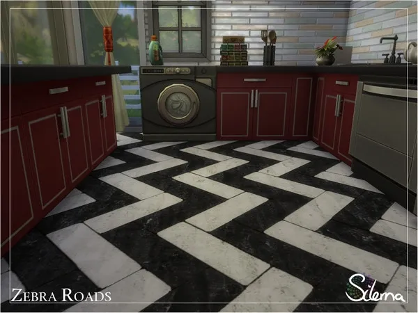 Alpha Zebra Roads - The Sims 4 Custom Content