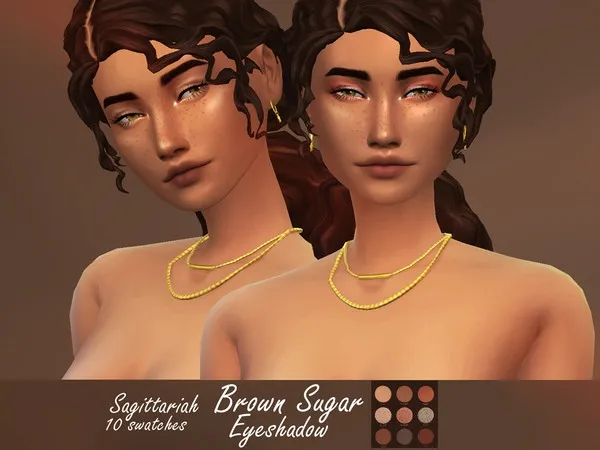 Maxis Match Colourpop Brown Sugar Eyeshadow - The Sims 4 Custom Content