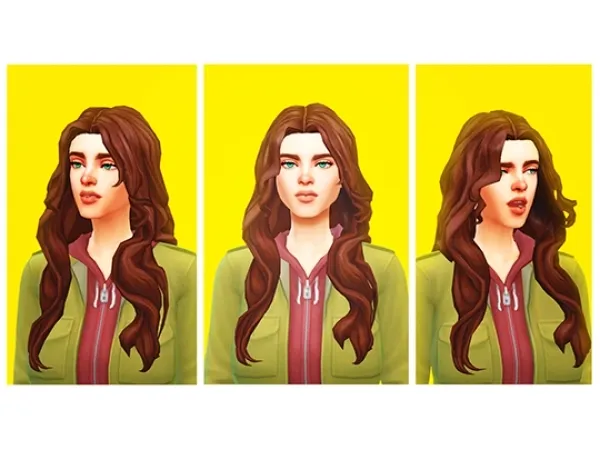 Maxis Match Soleil Hairstyle - The Sims 4 Custom Content