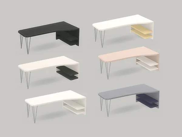 Twinkle Star Kidsroom Desk - The Sims 4 Custom Content