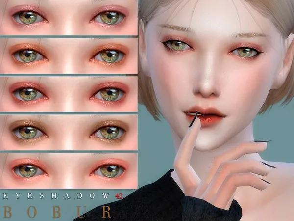 Alpha Bobur Eyeshadow 42 - The Sims 4 Custom Content