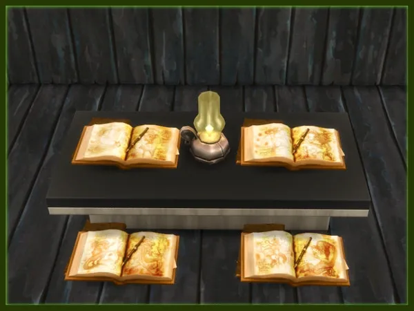 Lovecraft notebook - The Sims 4 Custom Content