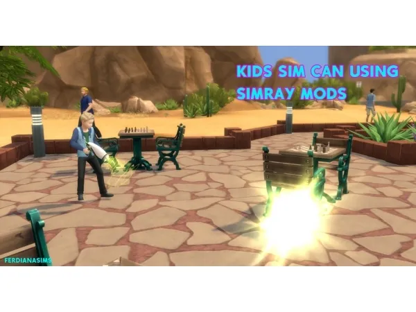 Alpha Kids Sim can Using Simray Mods - The Sims 4 Custom Content
