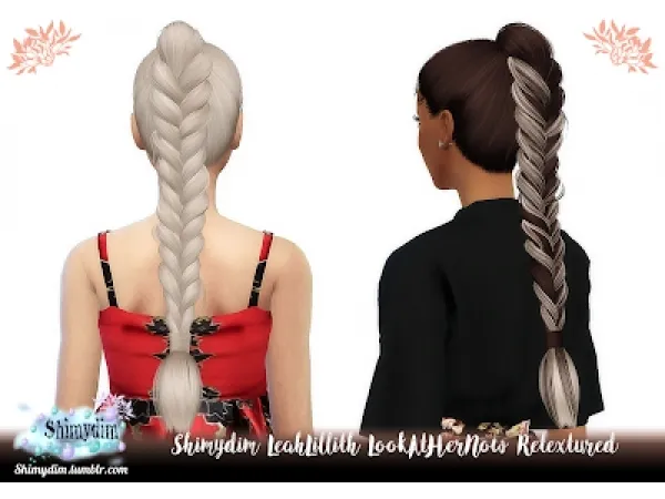 Alpha S4 LeahLillith Look At Her Now Ombre Naturals Unnaturals - The Sims 4 Custom Content