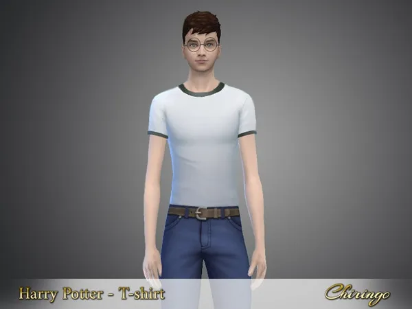 Maxis Match Harry Potter t shirt - The Sims 4 Custom Content