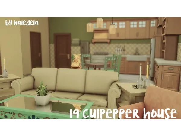 Maxis Match haledela 19 Culpepper House - The Sims 4 Custom Content