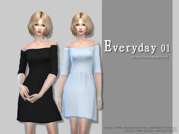 Alpha Everyday 01 - The Sims 4 Custom Content