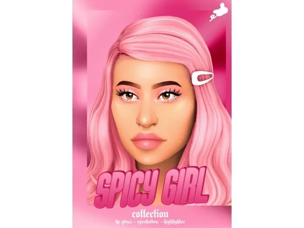 Maxis Match SPICY GIRL _ Collection - The Sims 4 Custom Content
