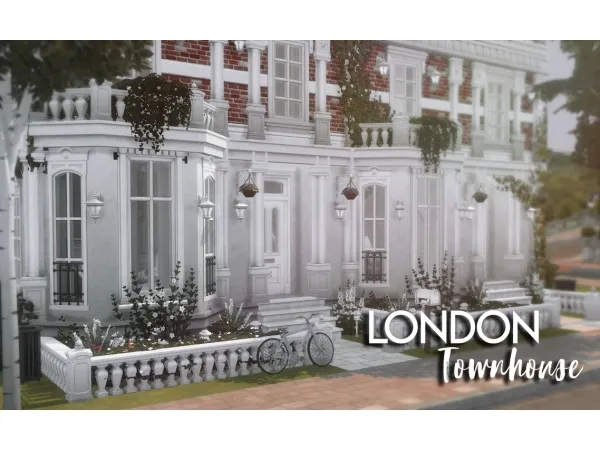 Alpha LONDON TOWNHOUSE - The Sims 4 Custom Content