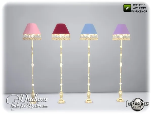 Dadona kids floor lamp - The Sims 4 Custom Content
