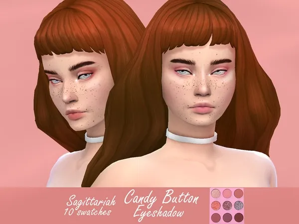 Maxis Match Colourpop Candy Button Eyeshadow - The Sims 4 Custom Content