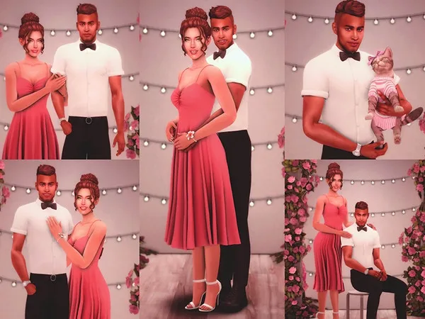 Maxis Match Prom Night Pose Pack - The Sims 4 Custom Content