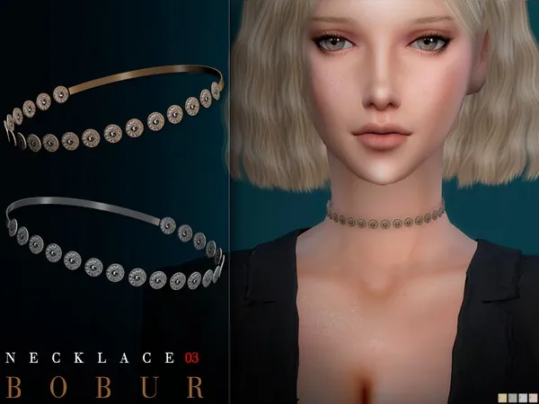 Alpha Bobur Necklace 03 - The Sims 4 Custom Content