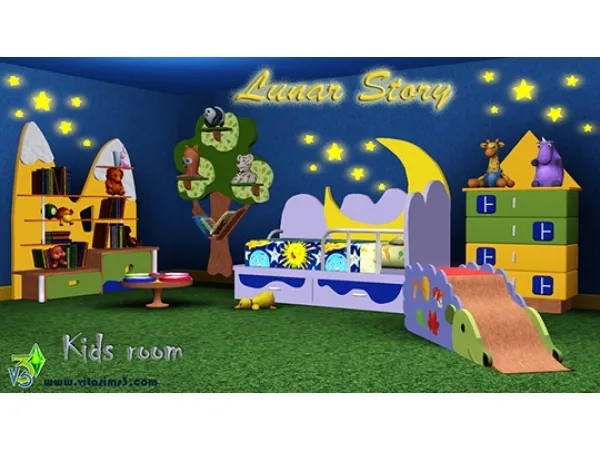 Lunar Story Kids Room - The Sims 3 Custom Content