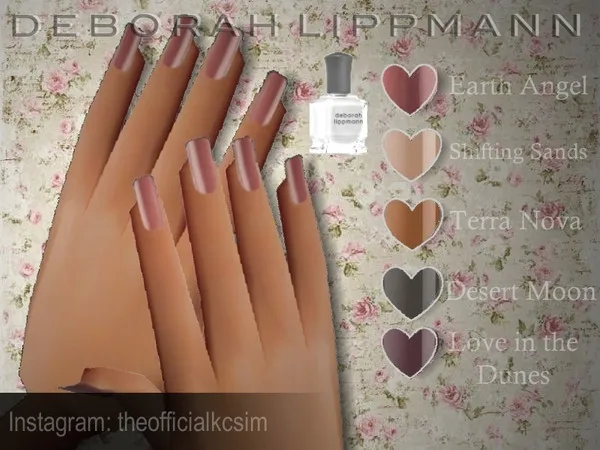 Deborah Lippmann Collection - The Sims 2 Custom Content