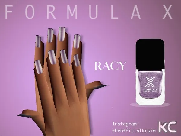 Light Purple Metallic Nail Polish - The Sims 2 Custom Content