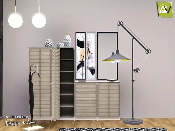Trevino Hallway by ArtVitalex - The Sims 3 Custom Content
