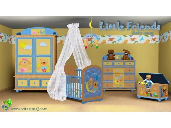 Little Friends Baby Room - The Sims 3 Custom Content
