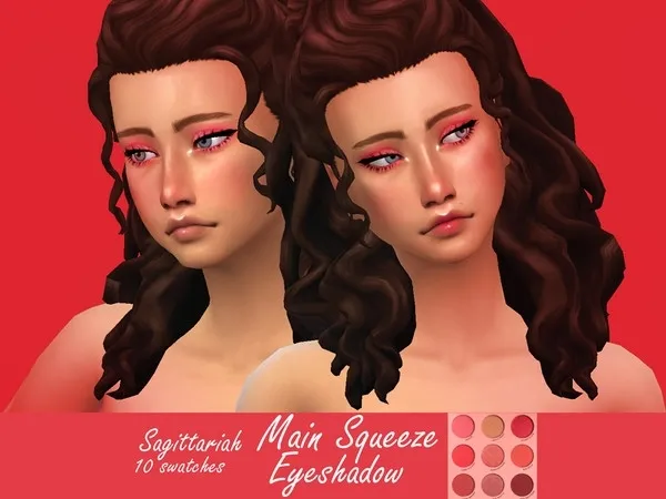 Maxis Match Colourpop Main Squeeze Eyeshadow by Sagittariah - The Sims 4 Custom Content