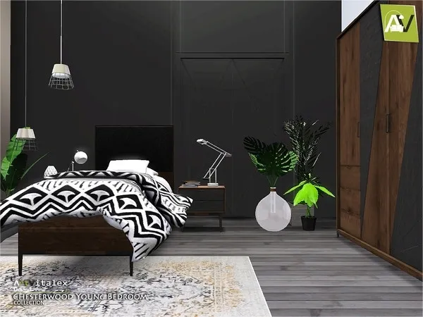 Chesterwood Young Bedroom by ArtVitalex - The Sims 3 Custom Content