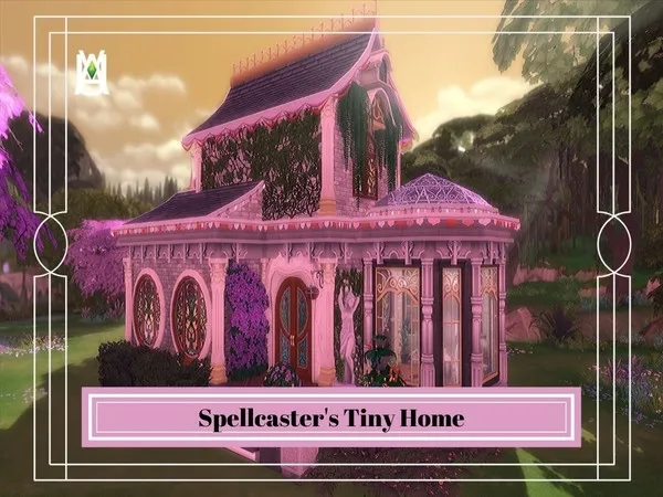 Alpha Spellcaster's Tiny Home by auvastern - The Sims 4 Custom Content