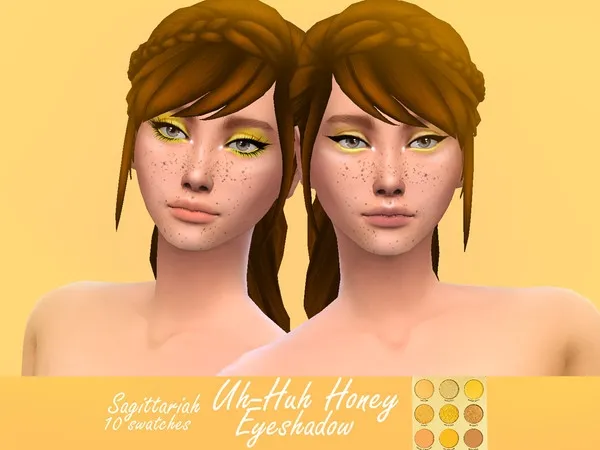 Maxis Match Colourpop Uh Huh Honey Eyeshadow - The Sims 4 Custom Content