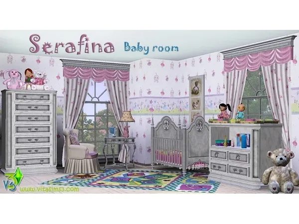 Serafina Baby Room - The Sims 3 Custom Content