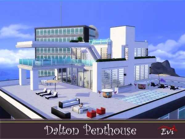 Alpha Dalton Penthouse by evi - The Sims 4 Custom Content