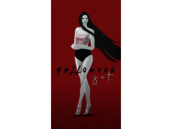 Alpha H A L L O W E E N S E T 2 0 1 9 by DDARKSTONEE - The Sims 4 Custom Content