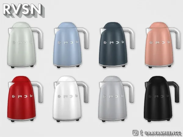 SMEGlish Tall Tea Kettle - The Sims 4 Custom Content