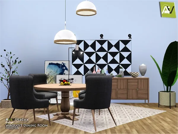 Waquoit Dining Room - The Sims 3 Custom Content