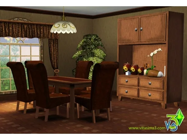 Ashley Dining Set - The Sims 3 Custom Content