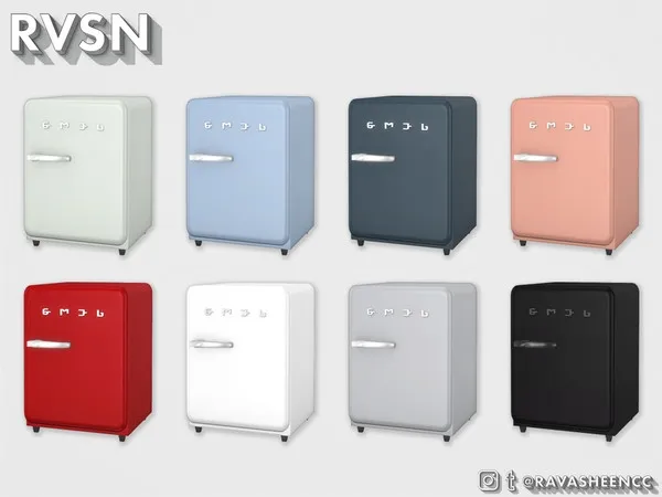 SMEGlish Mini Fridge Requires Discover University - The Sims 4 Custom Content
