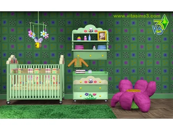 Bee Baby Room - The Sims 3 Custom Content