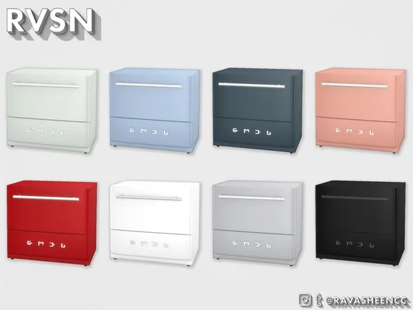 SMEGlish Dishwasher - The Sims 4 Custom Content
