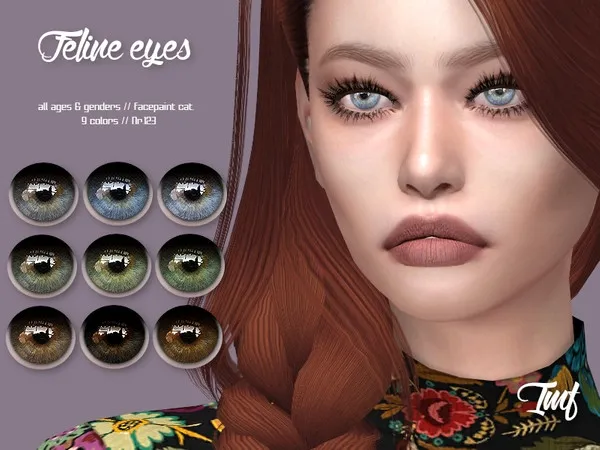 Alpha IMF Feline Eyes N123 - The Sims 4 Custom Content