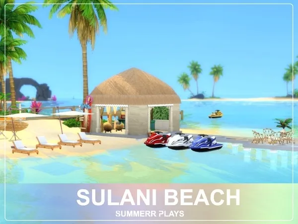 Alpha Sulani Beach by Summerr Plays - The Sims 4 Custom Content