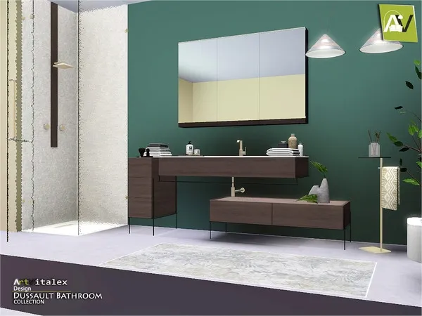 Dussault Bathroom - The Sims 3 Custom Content