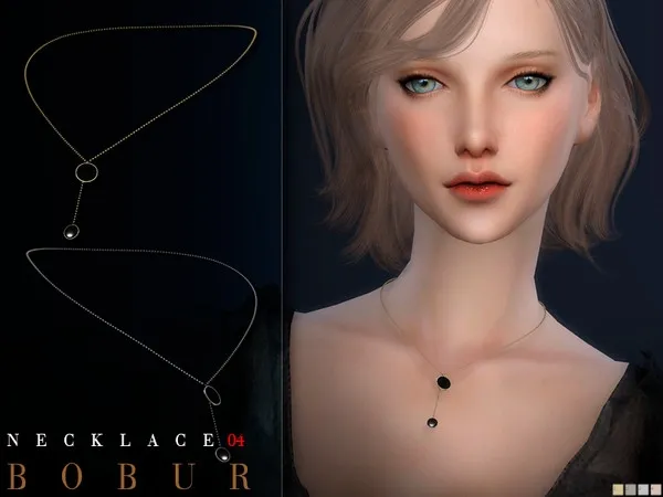 Alpha Bobur Necklace 04 - The Sims 4 Custom Content