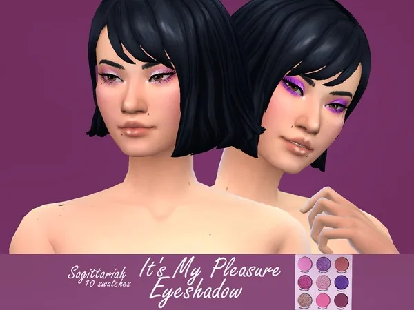 Maxis Match Colourpop It's My Pleasure Eyeshadow - The Sims 4 Custom Content