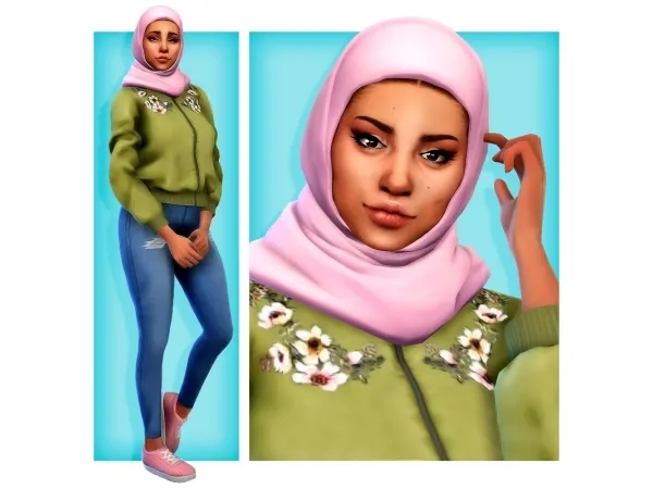 Maxis Match Layla Amir - The Sims 4 Custom Content