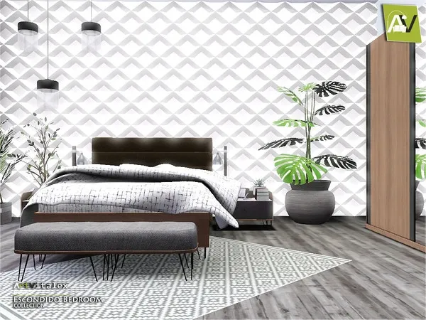 Escondido Bedroom - The Sims 3 Custom Content