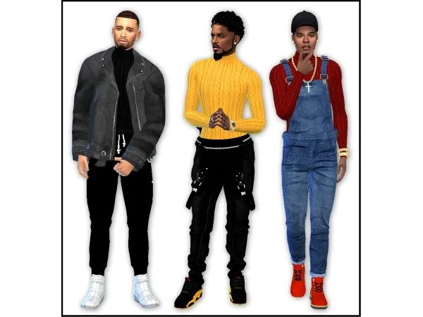 Alpha turtleneck tucked tops - The Sims 4 Custom Content