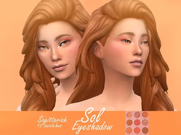 Maxis Match Colourpop Sol Eyeshadow - The Sims 4 Custom Content